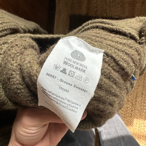 FJALLRAVEN Grouse Sweater size S 100% wool - Picture 5 of 10